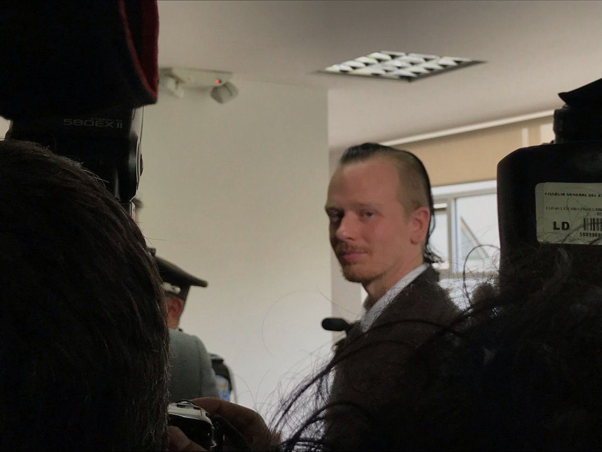 Ola Bini at the hearing