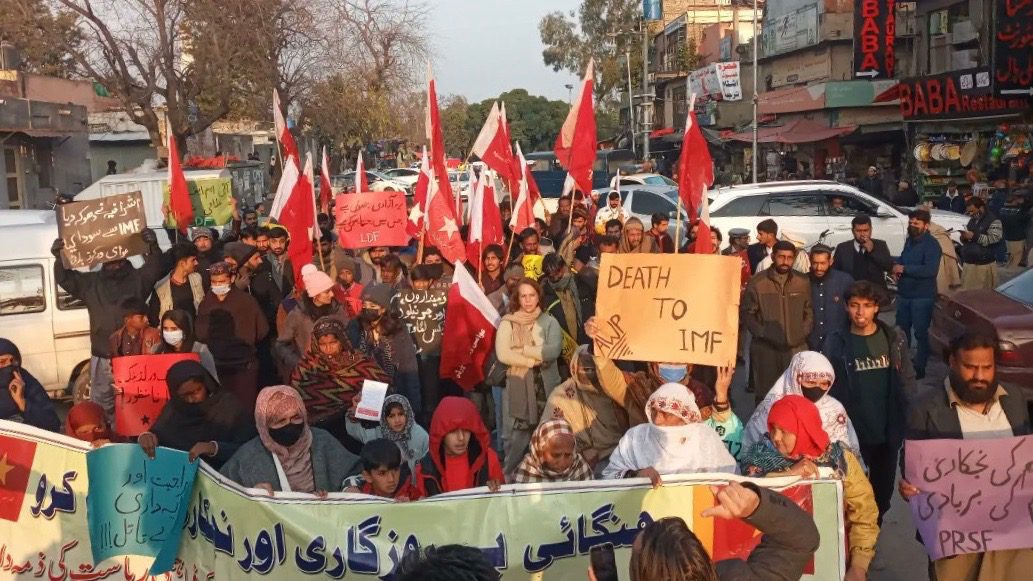 Pakistan protest against food inflation