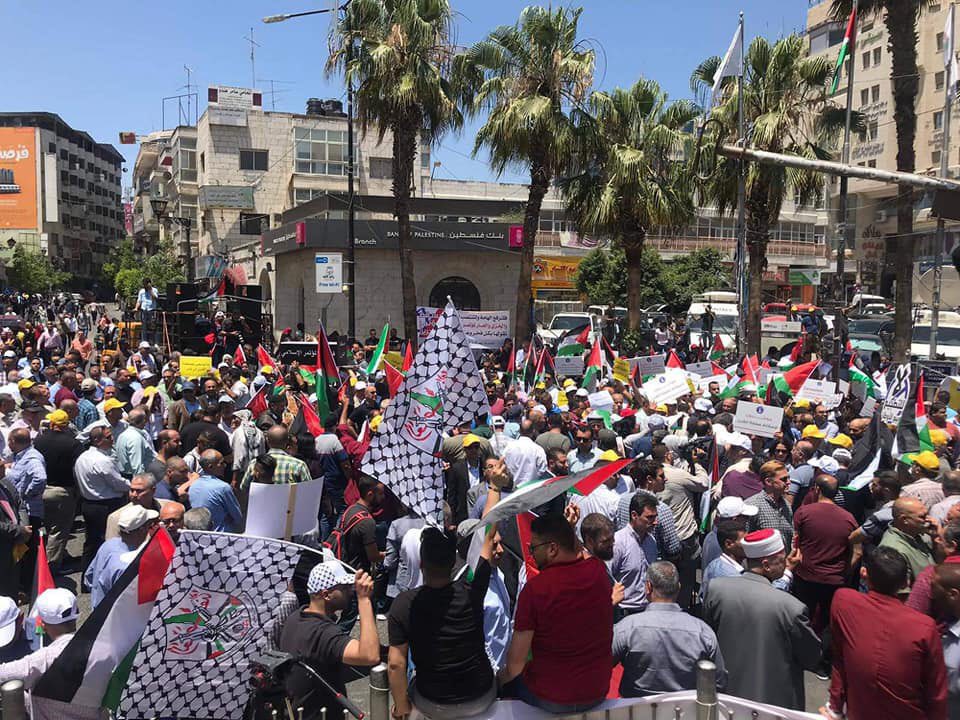 Palestinians protest Bahrain conference