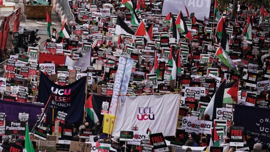 Palestine solidarity march UK