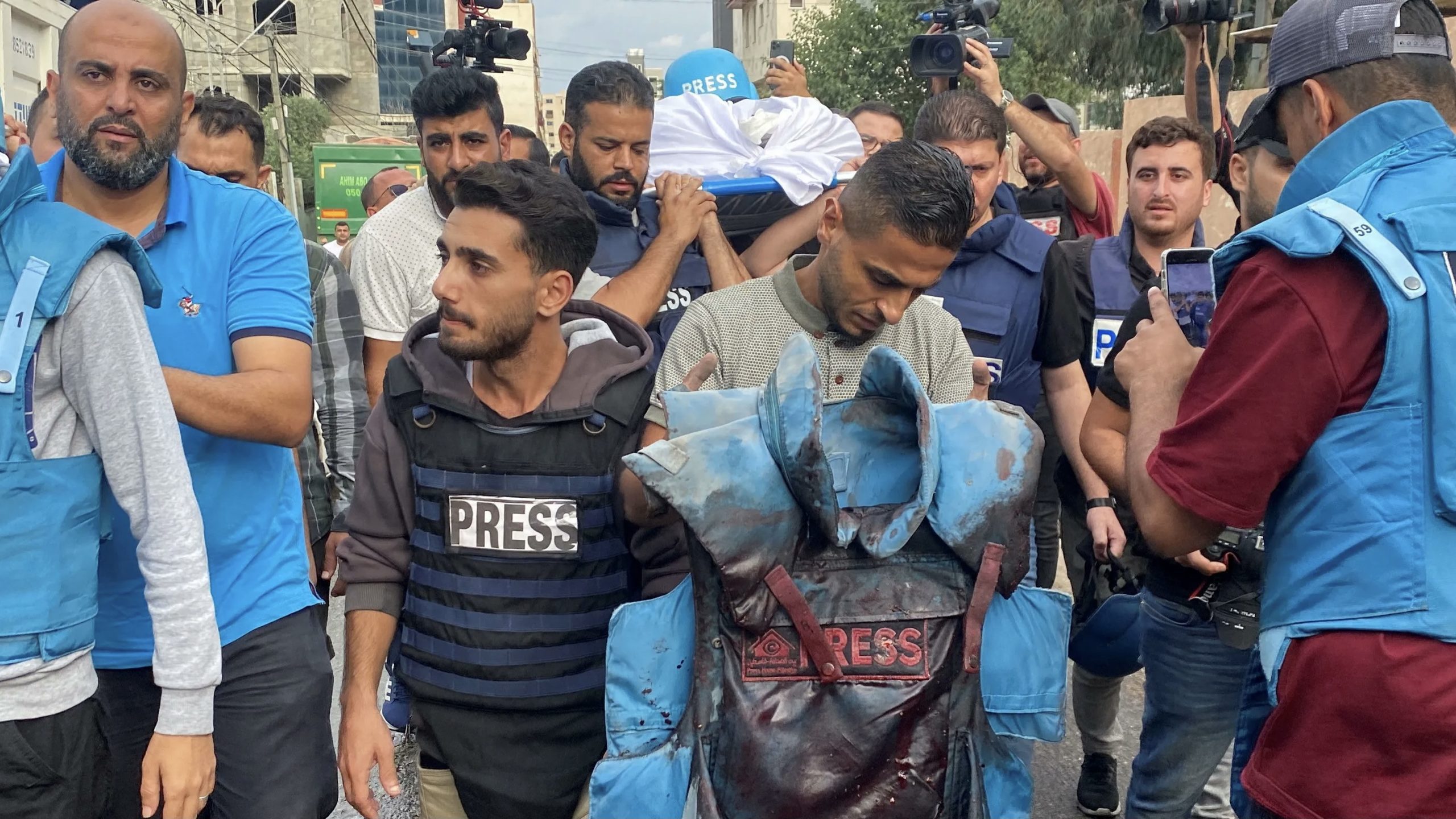 Media outlets call for an end to Israel’s massacre of Palestinian journalists