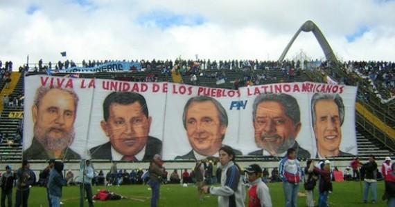 In 2005, in the city of Mar del Plata, the presidents of the brother countries of the Americas, Lula da Silva, Hugo Chávez, Evo Morales, and Néstor Kirchner stood firm against the United States