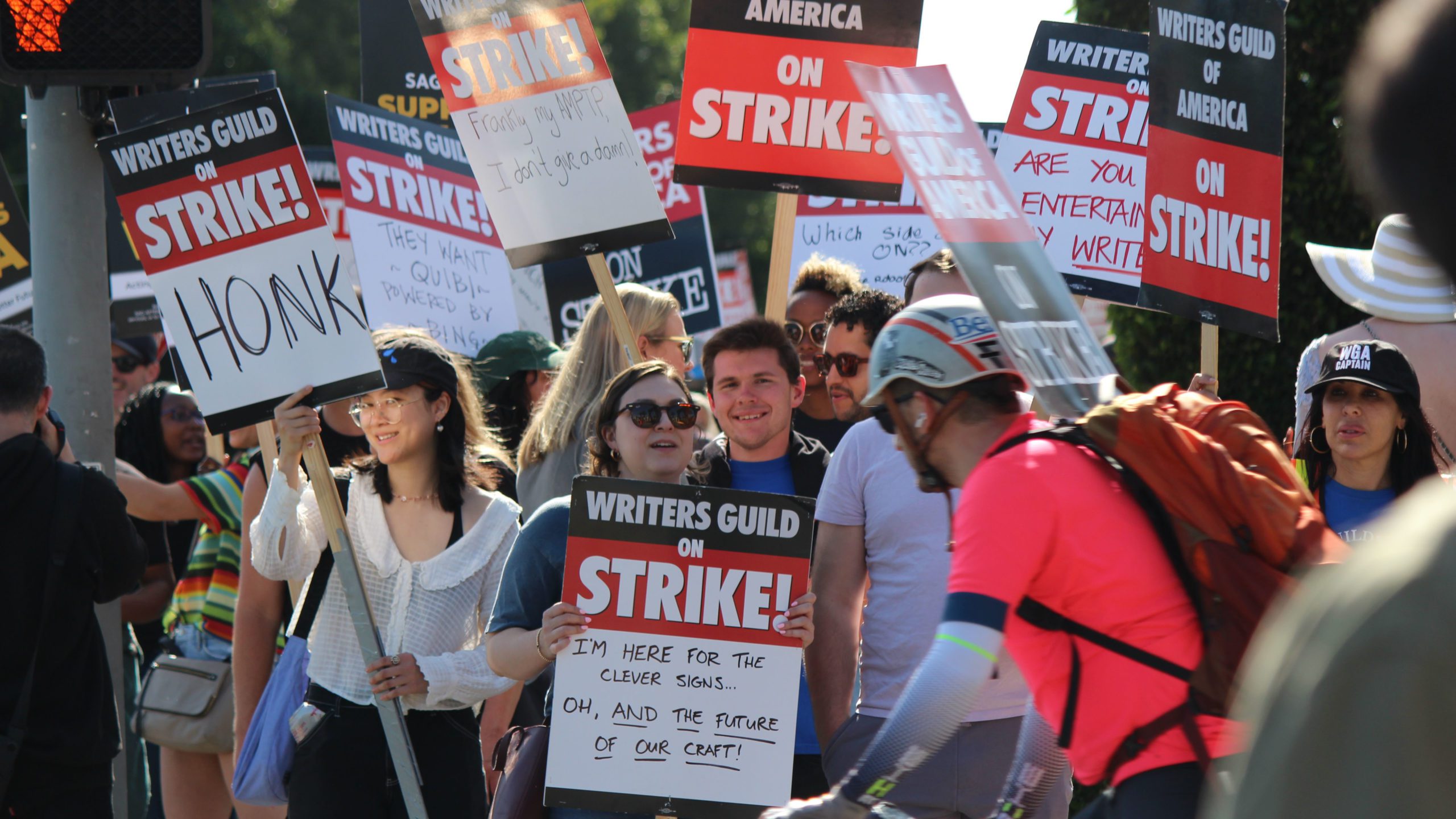 Hollywood writers are joining the fight for stable jobs