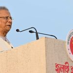 Chief Adviser Professor Muhammad Yunus spoke as the chief guest at the signing ceremony of the July National Charter-2025 at the South Plaza of the Jatiya Sangsad Bhaban October 17.
