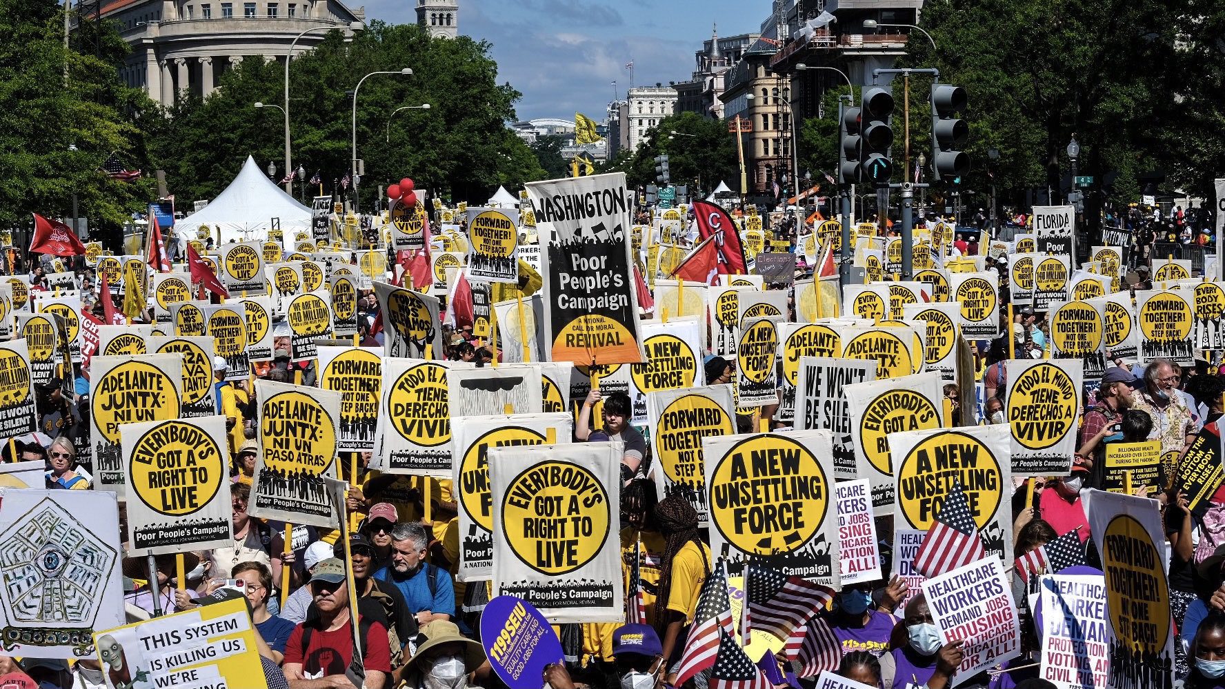 “Fight poverty, not the poor!”: Thousands rally in Washington DC