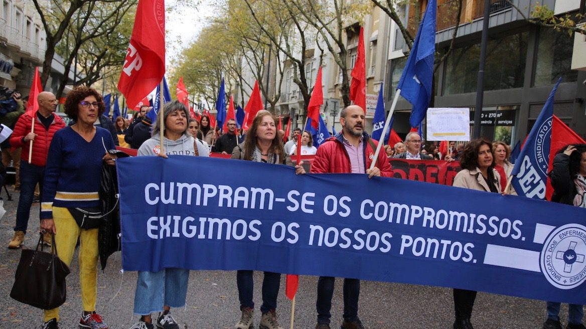 Portugal nurses strike