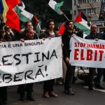 Palestine solidarity march Romania