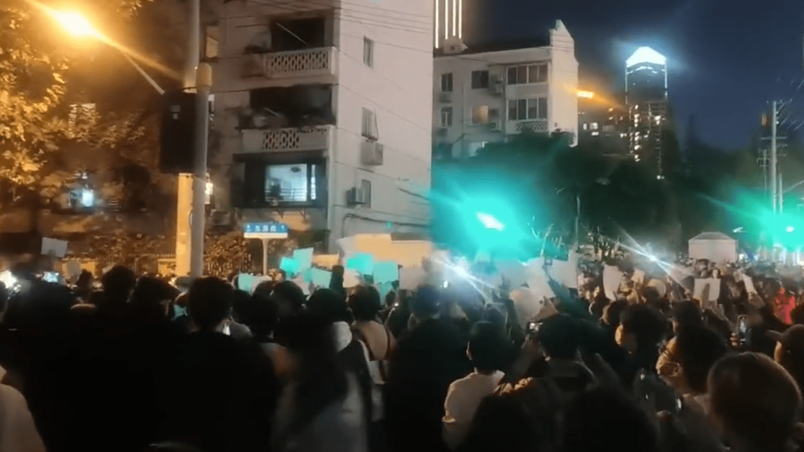 Protests take place in China against COVID-19 policies