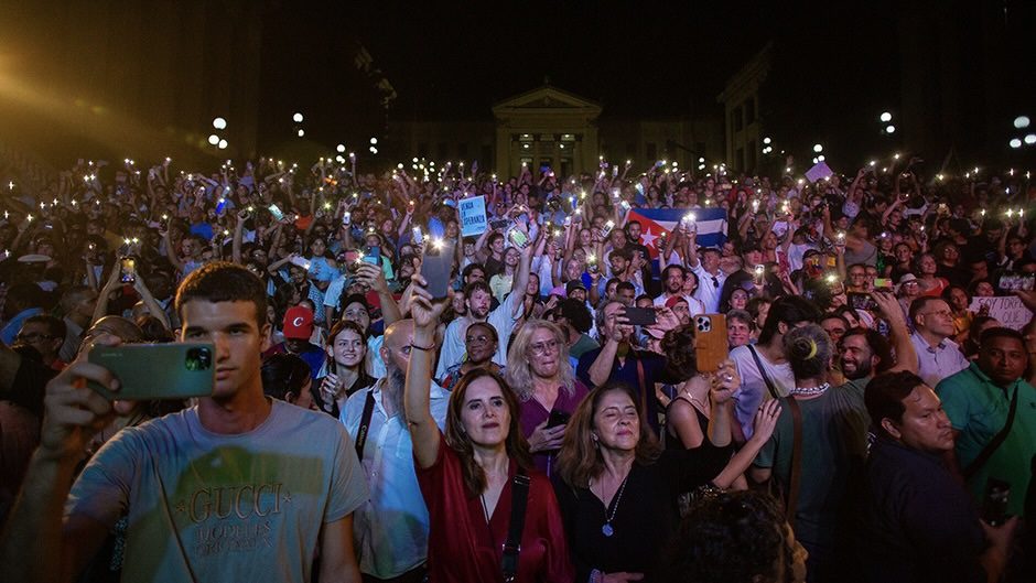 Silvio Rodriguez concert havana 2025
