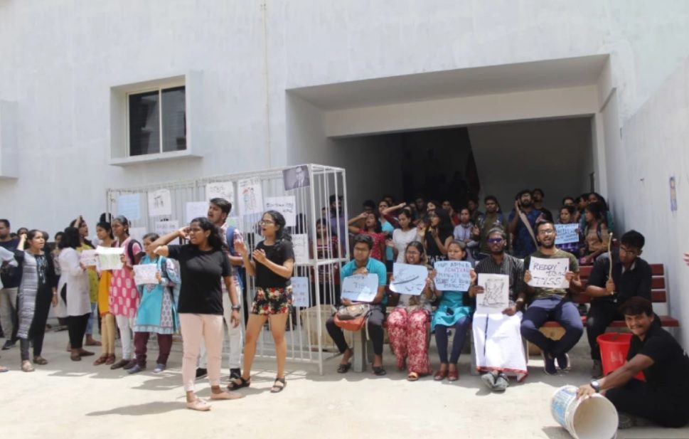 TISS Protest hyderabad