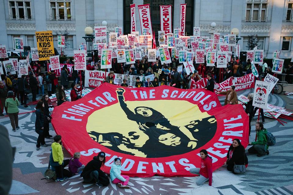 Denver teachers continue strike ahead of talks with district authorities