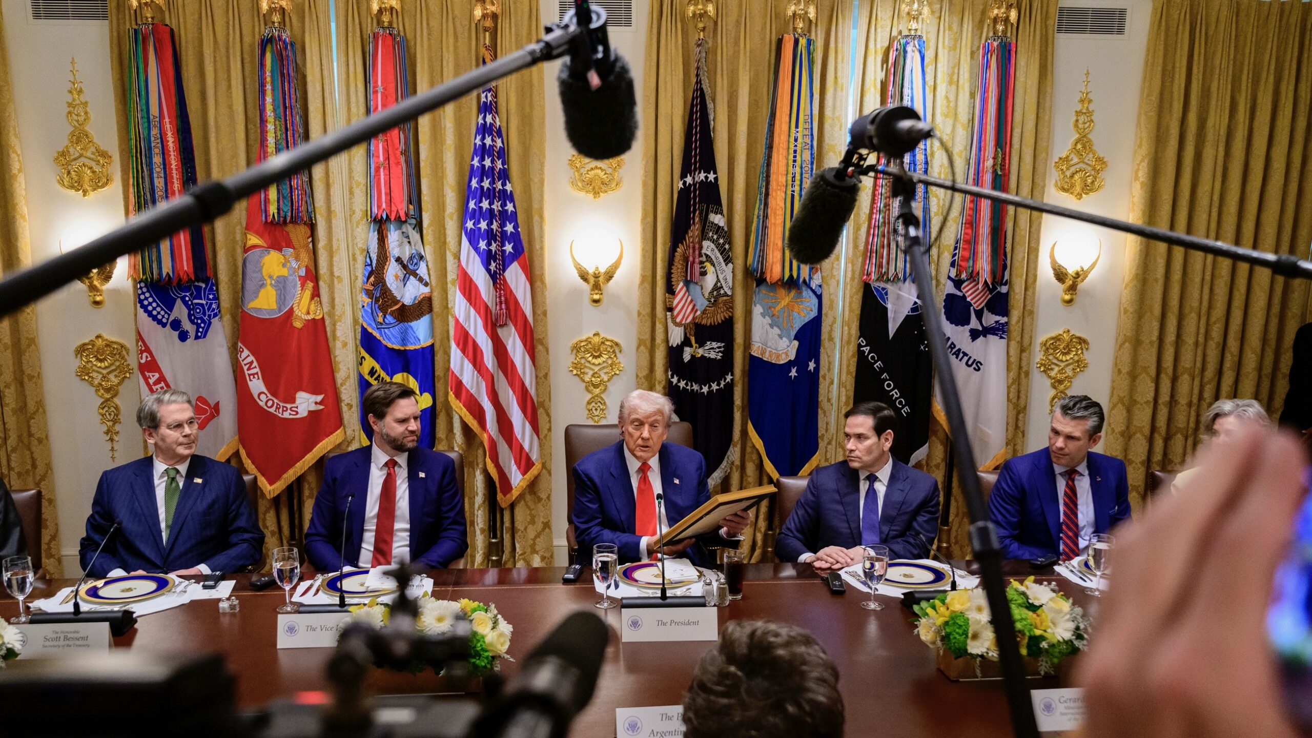 Trump and his Cabinet