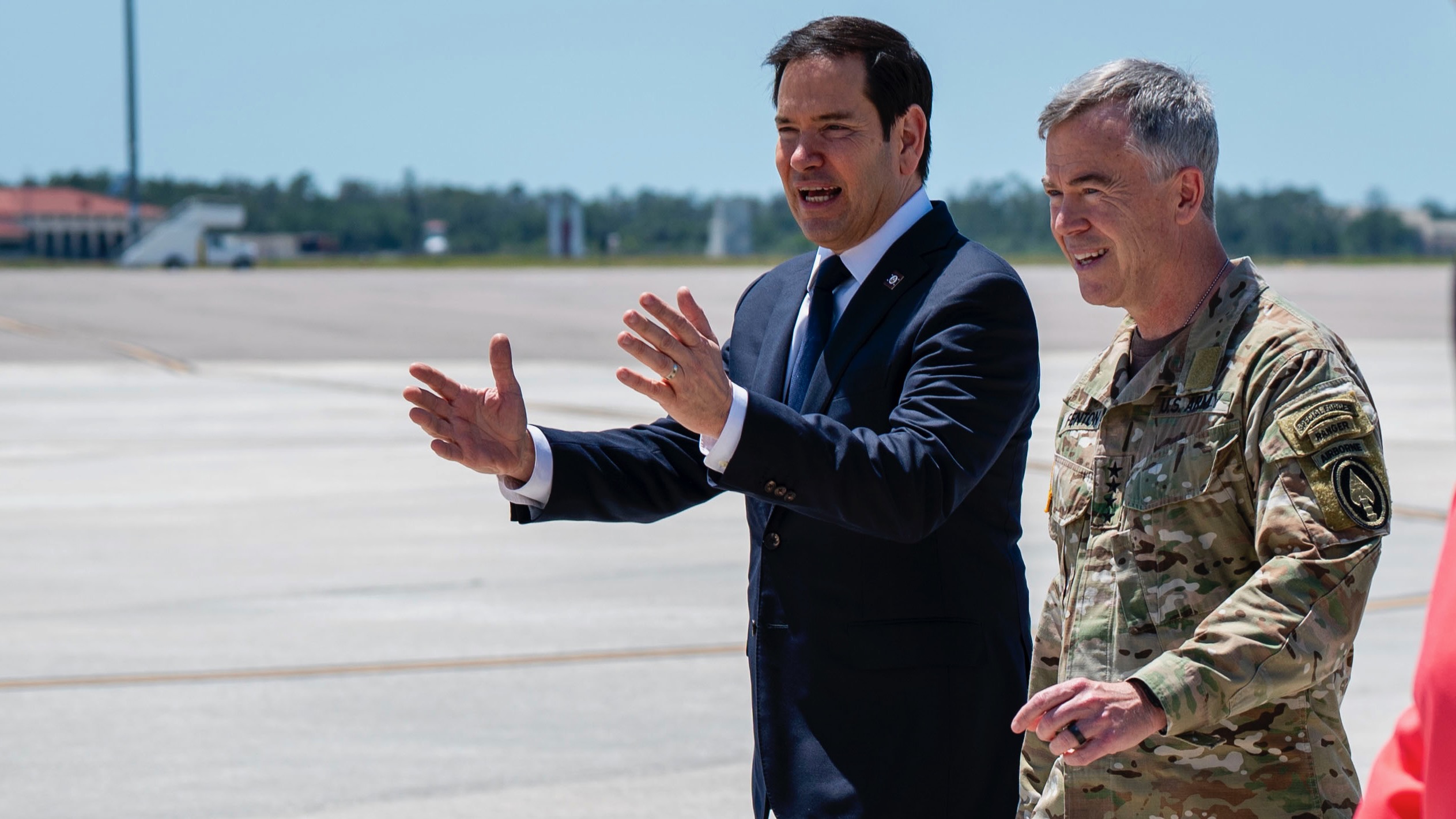 Marco Rubio and military leaders