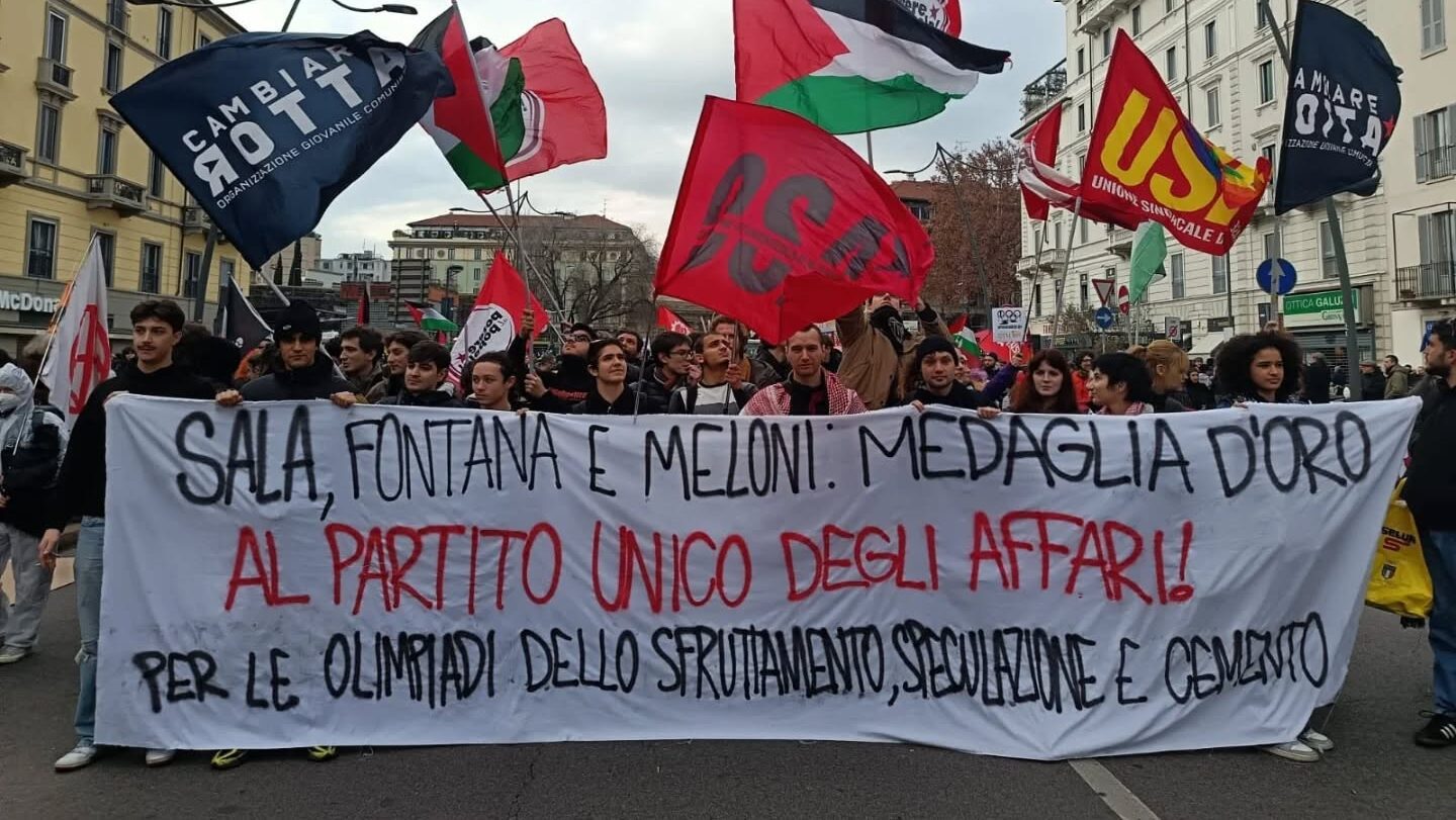 Milan’s Winter Olympics met with protests against ICE and Israel