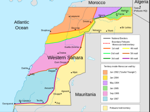 Western Sahara map