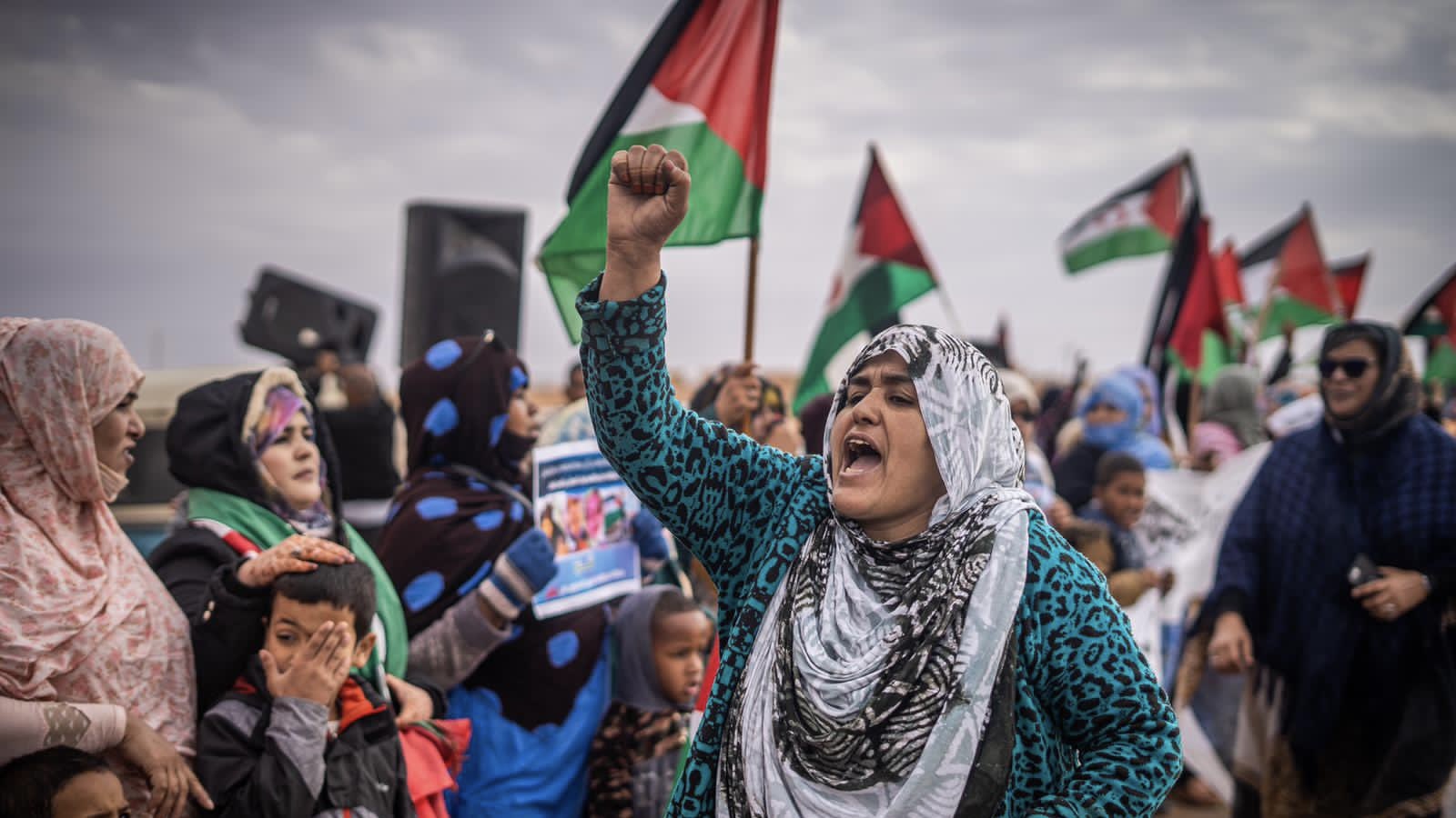 Protest for Western Saharan self-determination and sovereignty