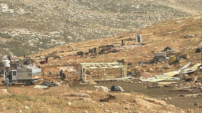 Around 200 Palestinians forcefully displaced from West Bank village by Israel