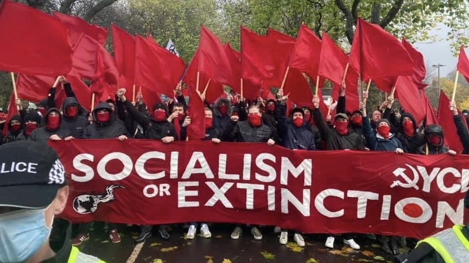 At COP26, the only person arrested and charged was a Communist.