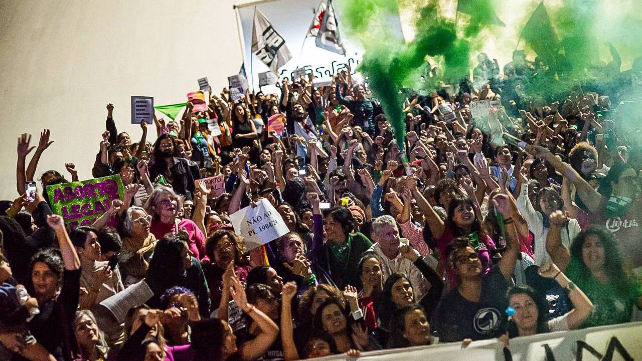 Feminists in Brazil mobilize against bill that equates abortion with murder