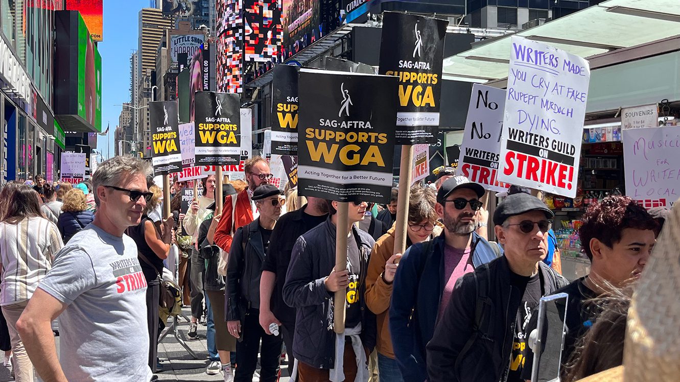 The greed of entertainment executives could reap a double strike