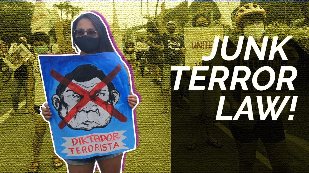 Filipinos take to the streets opposing Duterte’s Anti-Terror Law