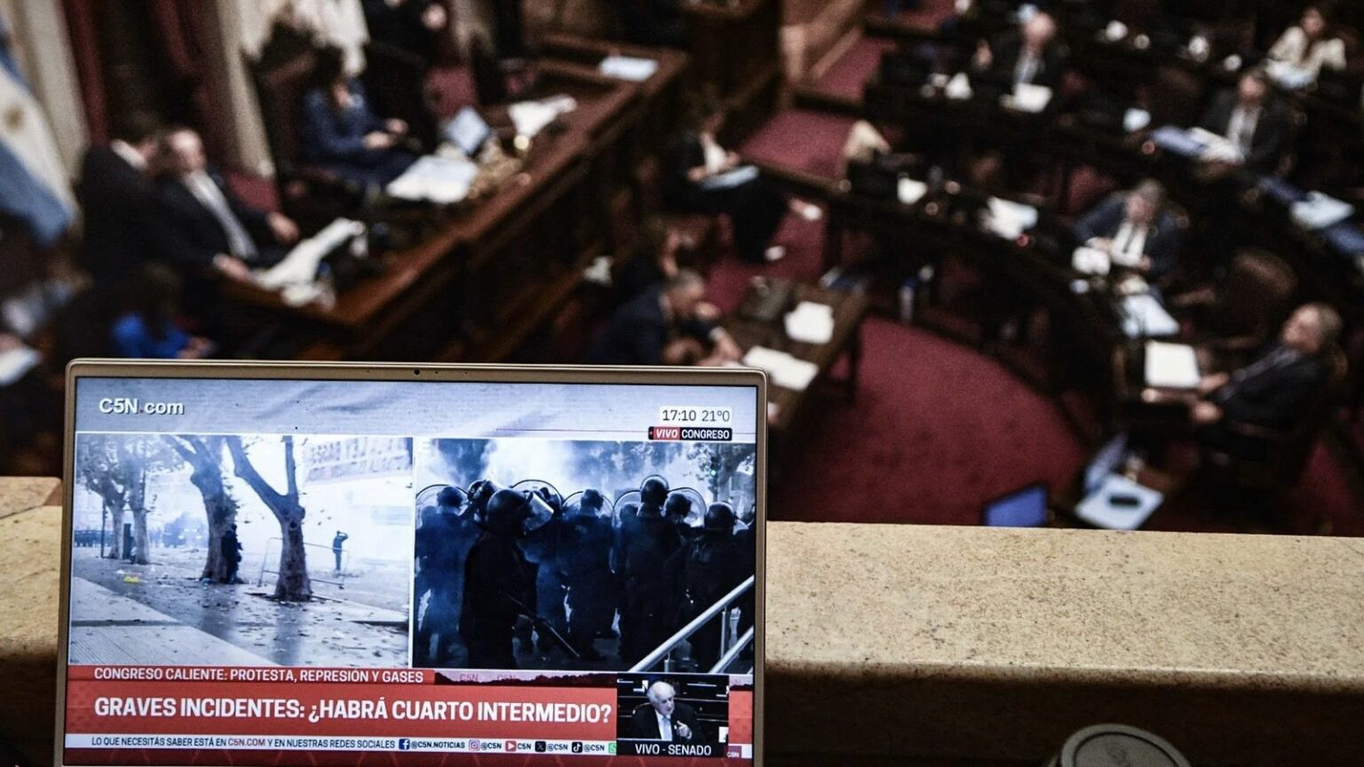 Senate approves reduced version of Milei’s Omnibus Law amid protests and heavy repression