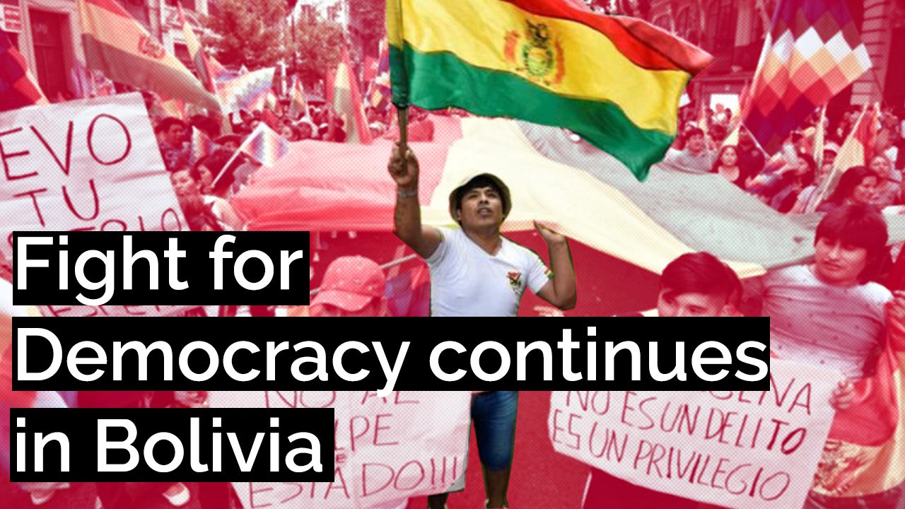 Bolivians brave repression, continue struggle for democracy