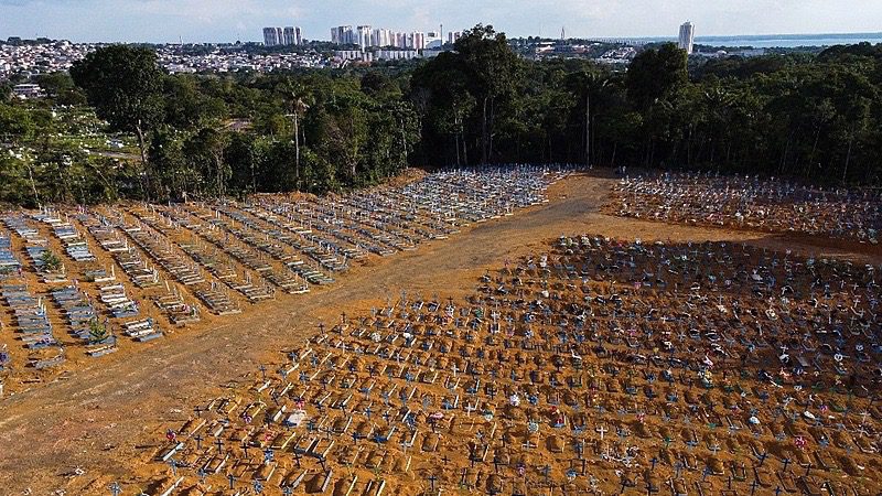 With more than 300,000 infected in a week, Brazil goes back to peak levels of COVID-19