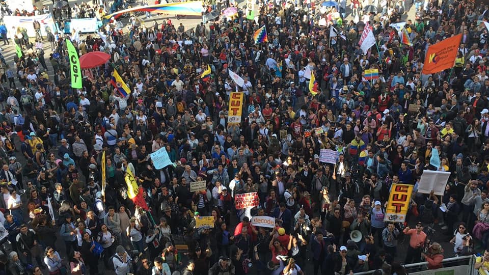 National protest in Colombia against Duque’s tax reform