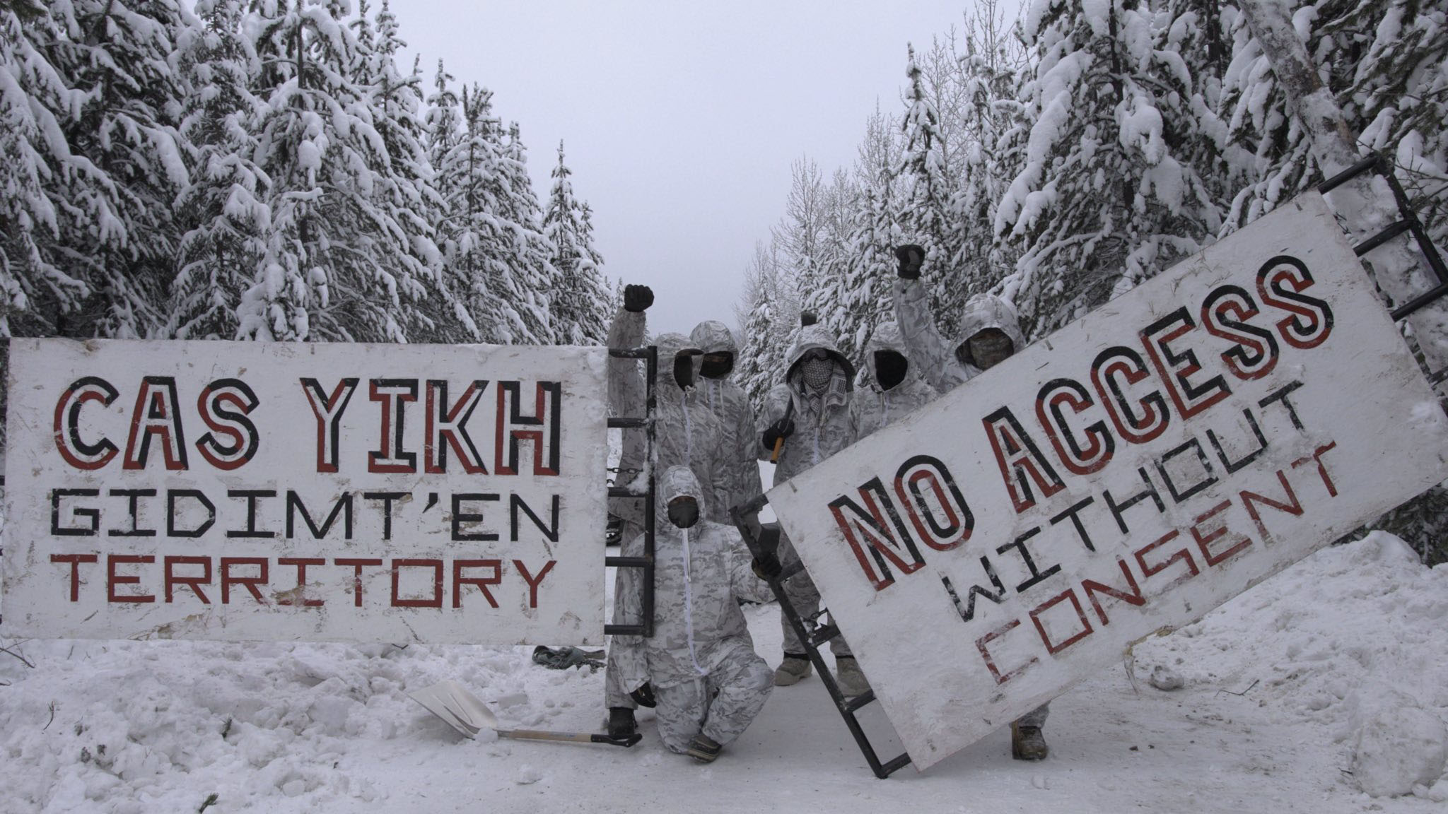 Wet’suwet’en water protectors vow to continue struggle after announcing strategic retreat