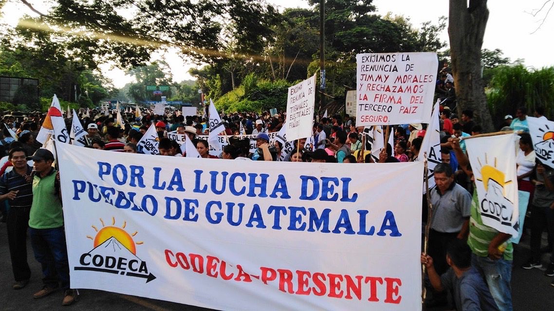 Guatemalan peasant organizations strike ahead of the second round of elections