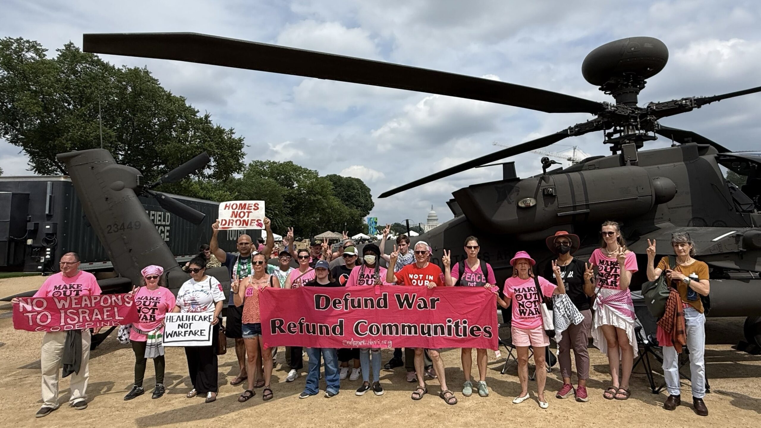 CODEPINK Trump military parade