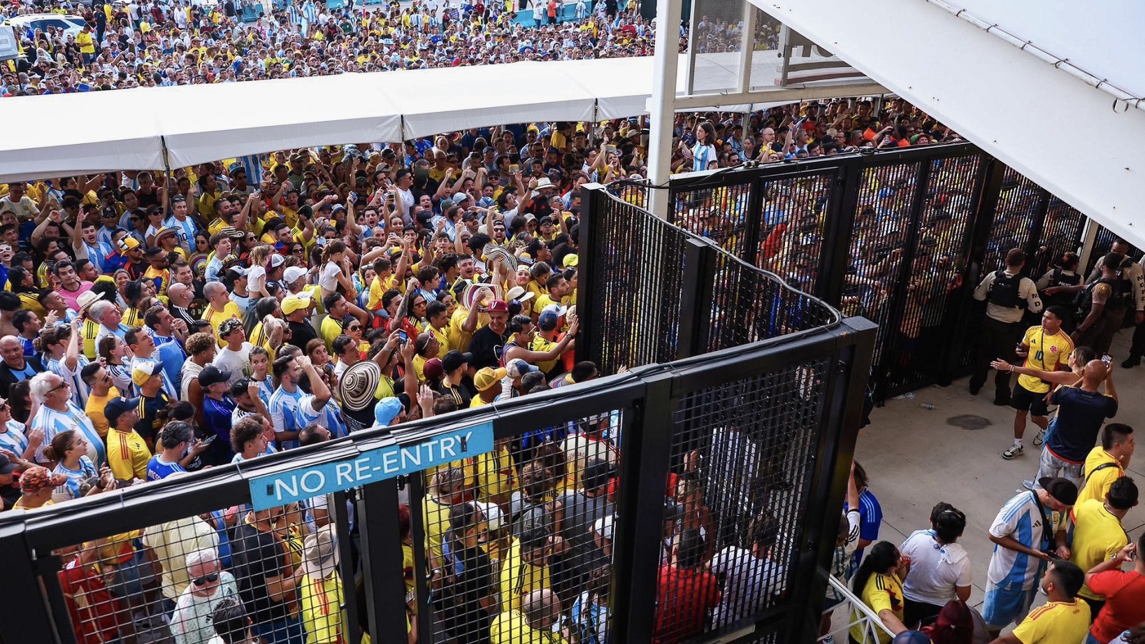Police violence, security breaches, and brawls mark the US-hosted Copa America