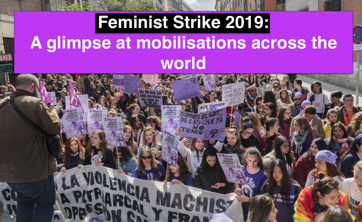 Feminist Strike 2019: A glimpse at mobilisations across the world