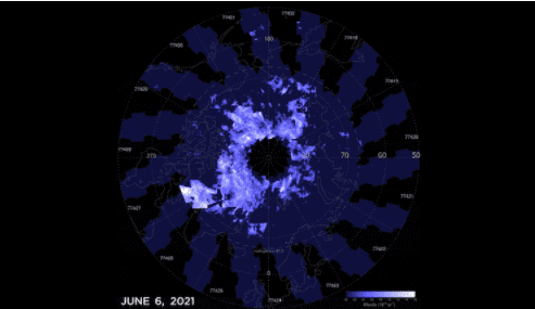Man-made climate change is cooling and contracting the mesosphere