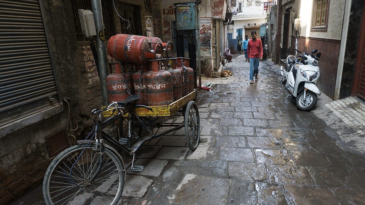LPG cylinders in India