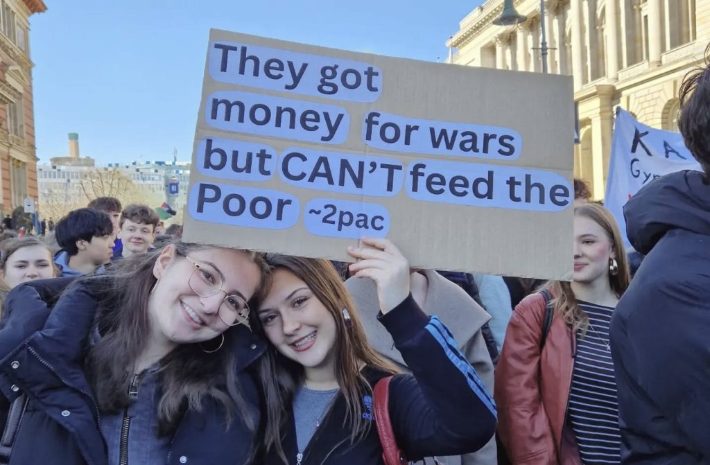 Germany High school students strike