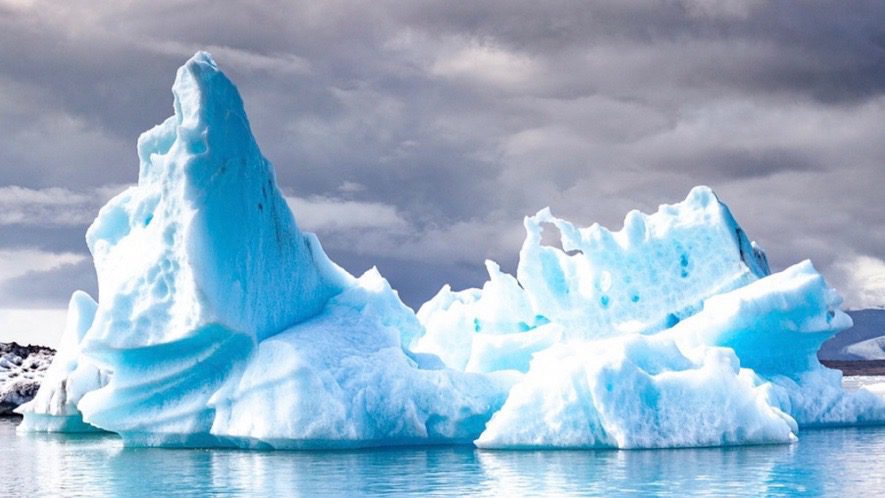 Pole warming climate change