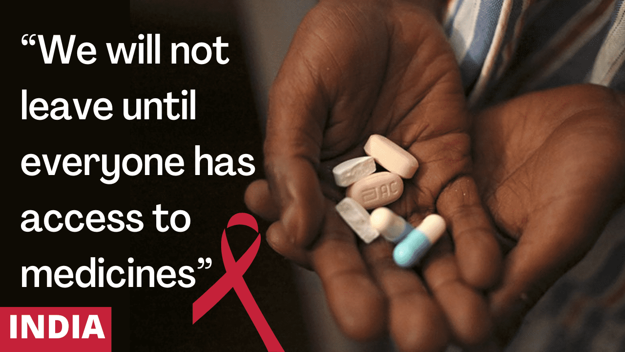 One month later, HIV+ people in India continue sit-in demanding regular supply of life-saving drugs