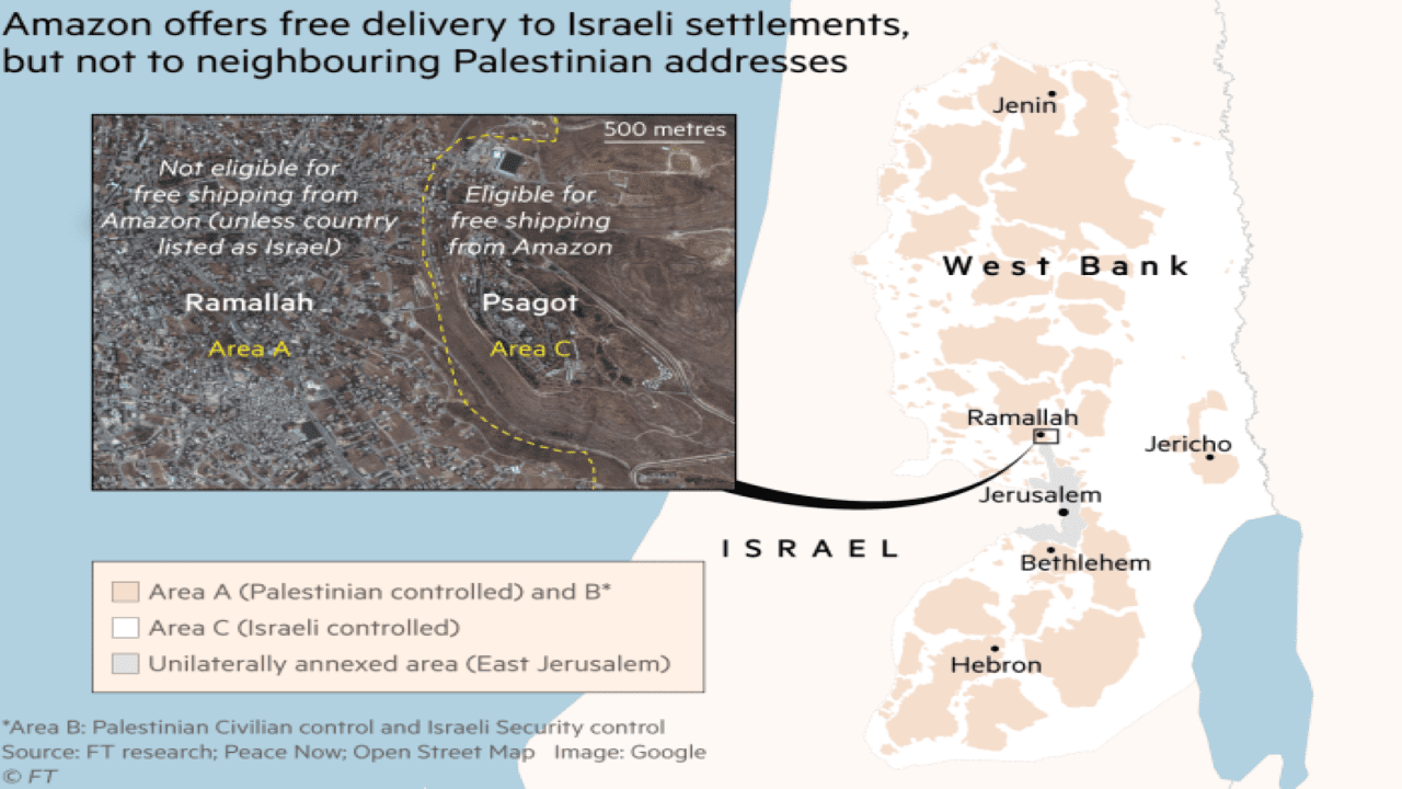 Amazon delivery Israel
