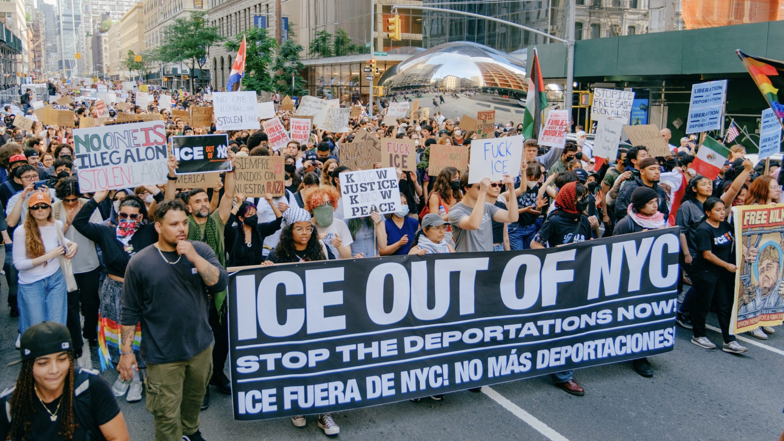 Movement against ICE raids spreads to cities across the US