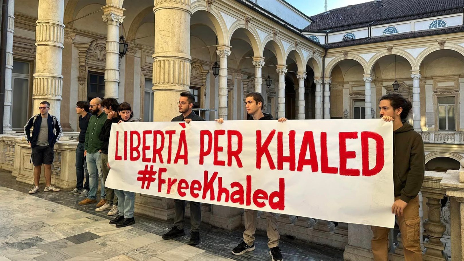 Youth groups intensify campaign for release of Italian-Palestinian activist Khaled El Qaisi