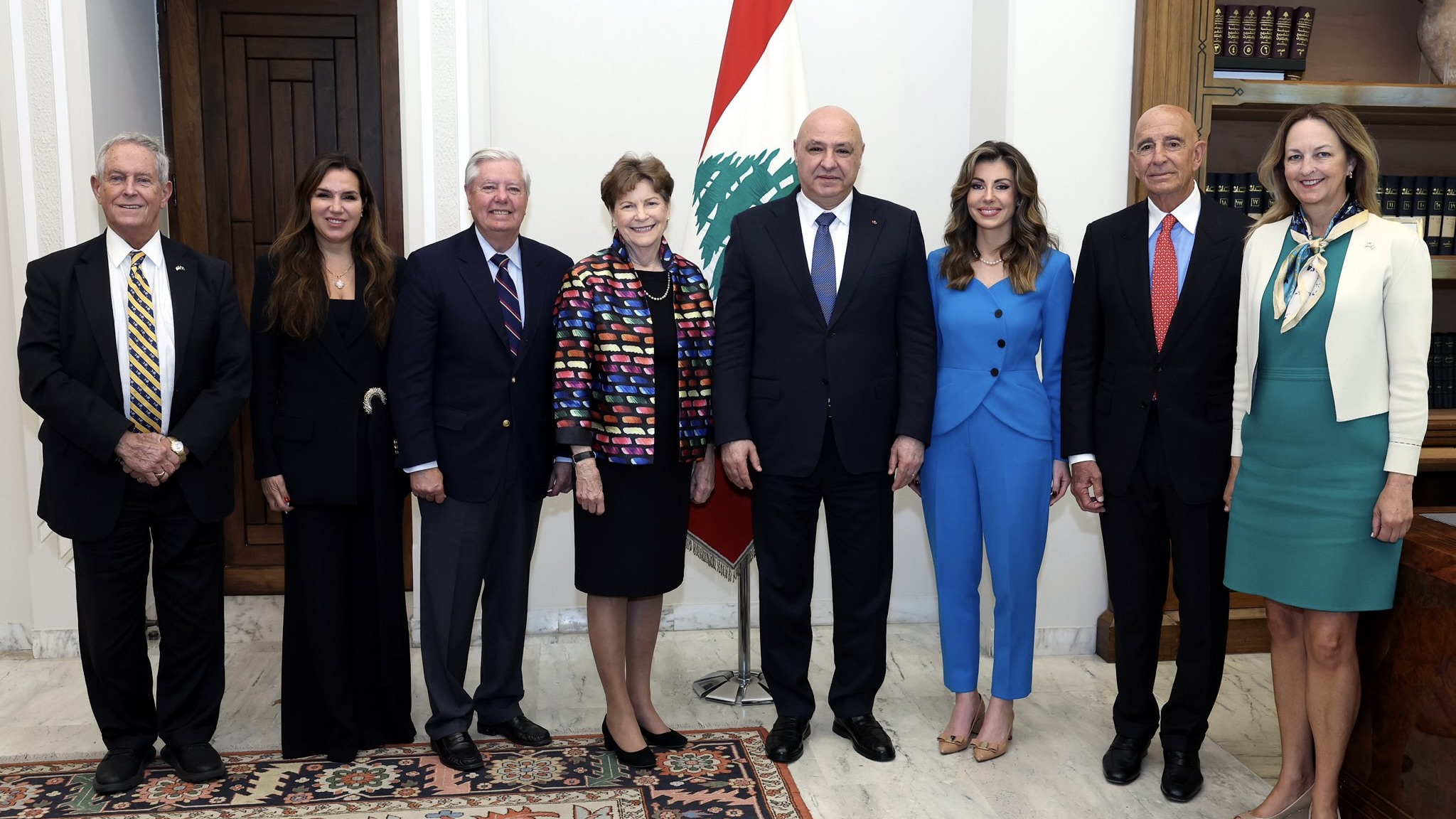 US congressional meeting with Lebanese President Joseph Aoun.