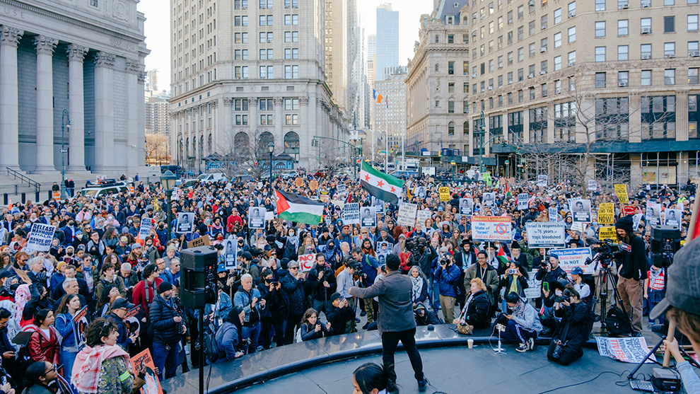 Momentum builds behind calls for release of Palestinian activist Mahmoud Khalil from ICE detention