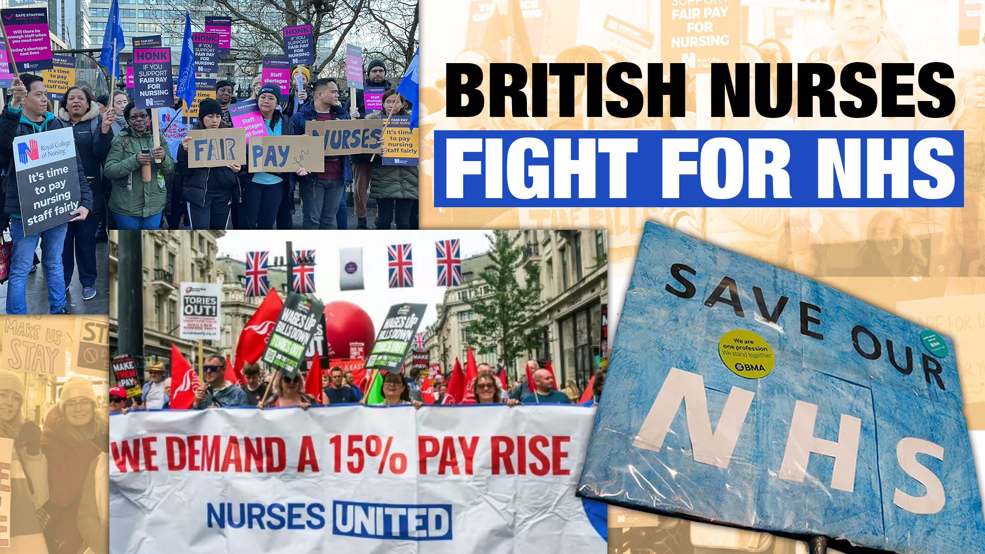 British nurses are struggling to save NHS from privatization