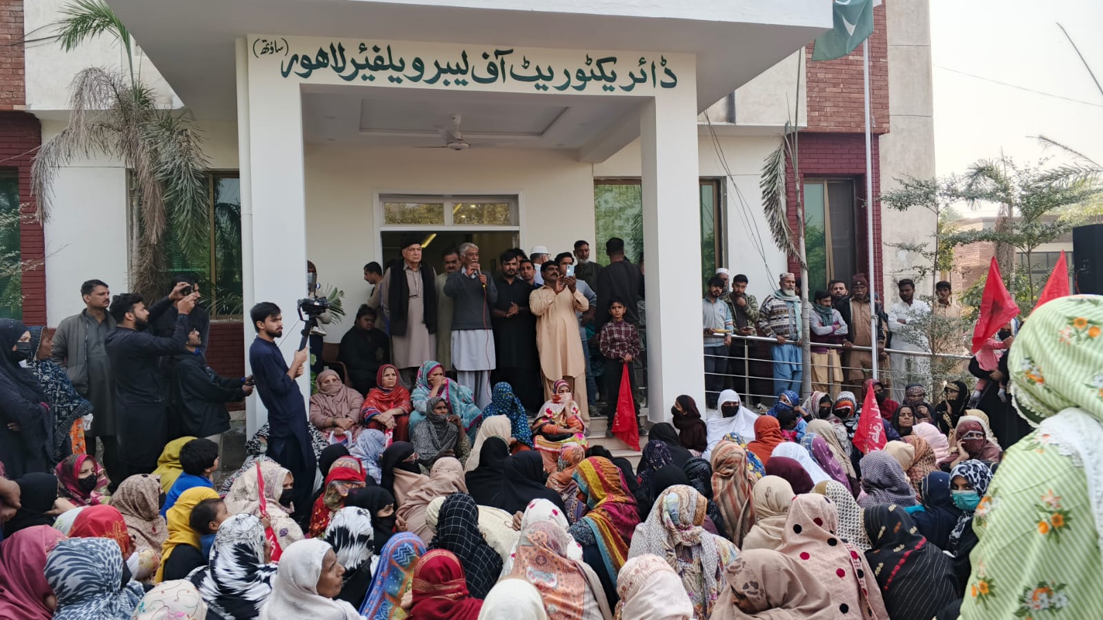 Workers in Lahore