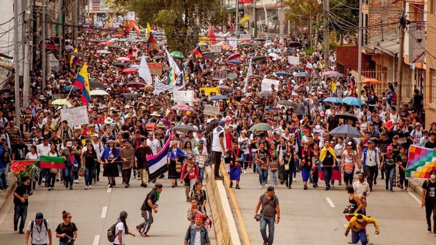 Colombian national strike continues