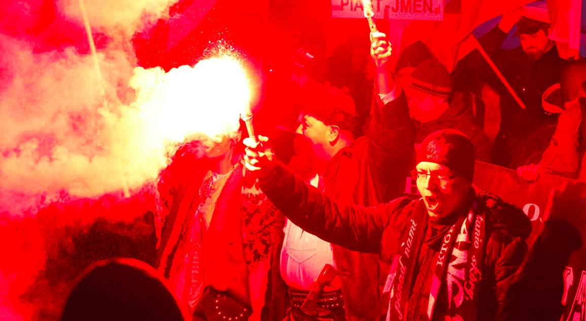 Poland right wing rally