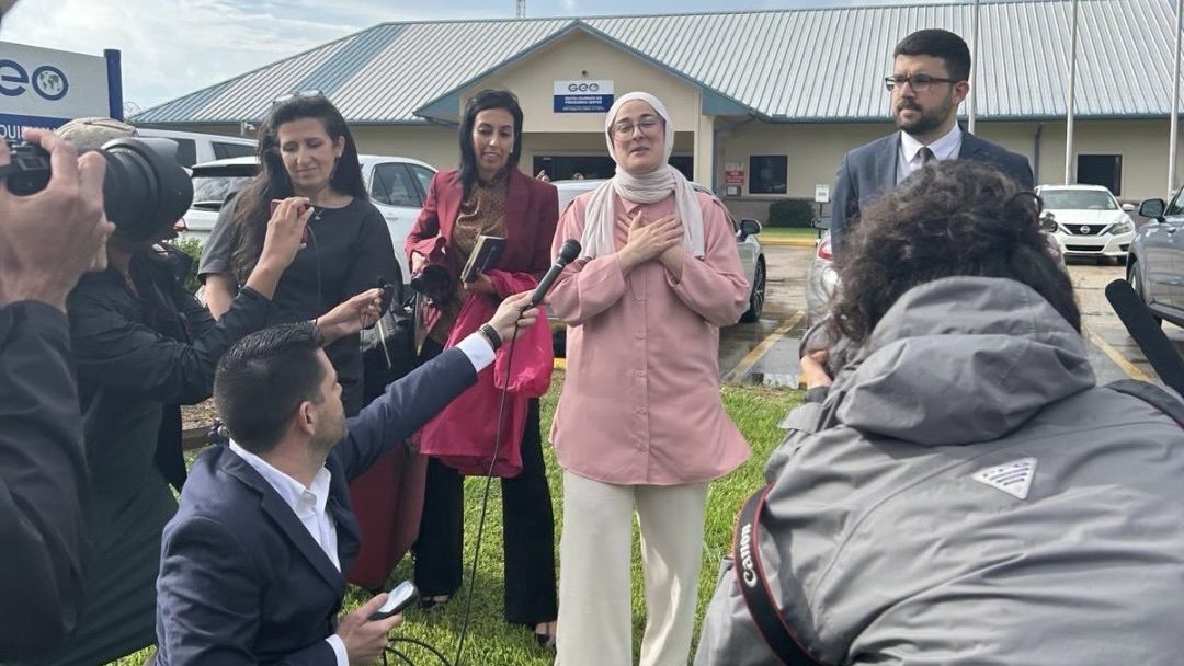 Pro-Palestine student Rumeysa Ozturk released from ICE detention