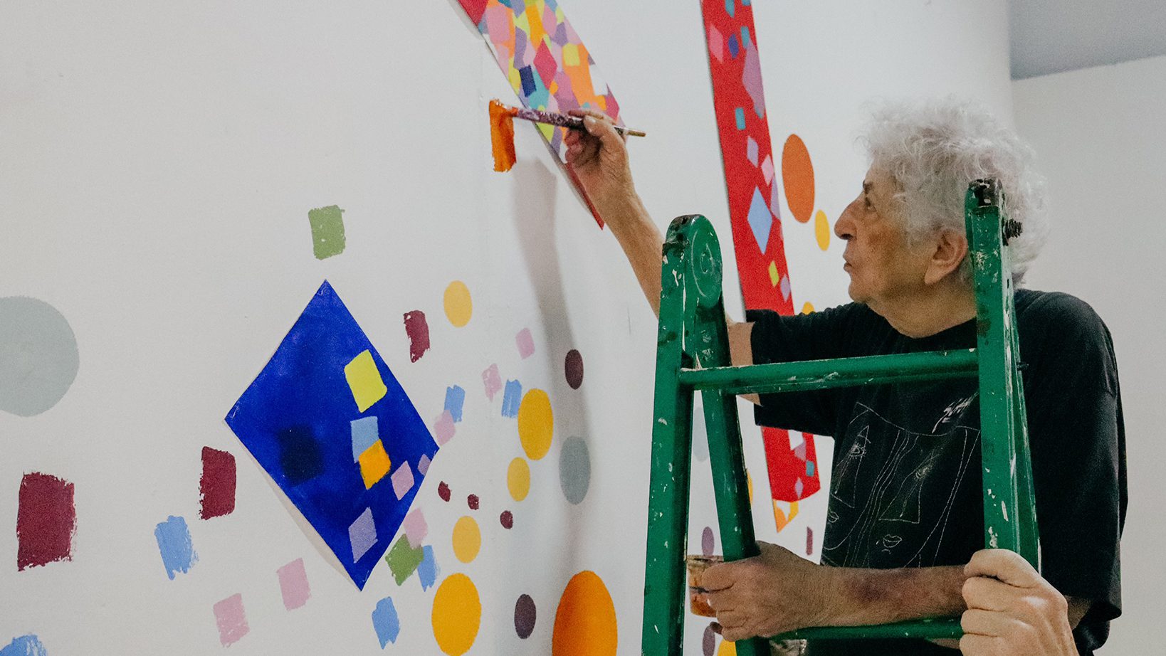 Palestinian artist Samia Halaby exhibits work at 15th Havana Biennial